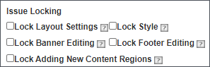 Image shows the Settings pop up, which you access from the top left of the Create Templates page. Image shows settings which enable you to rename/title, change page and column widths, adjust alignment, enable responsive design, select layouts with additional columns, and use locks to prevent editors from making specific changes.