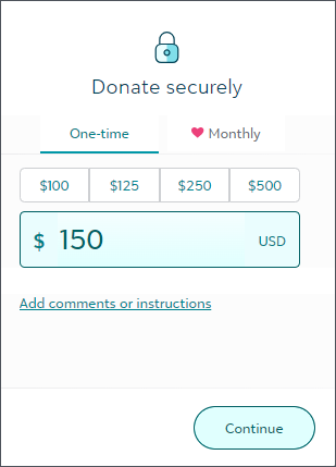Comments on an Optimized Donation Form